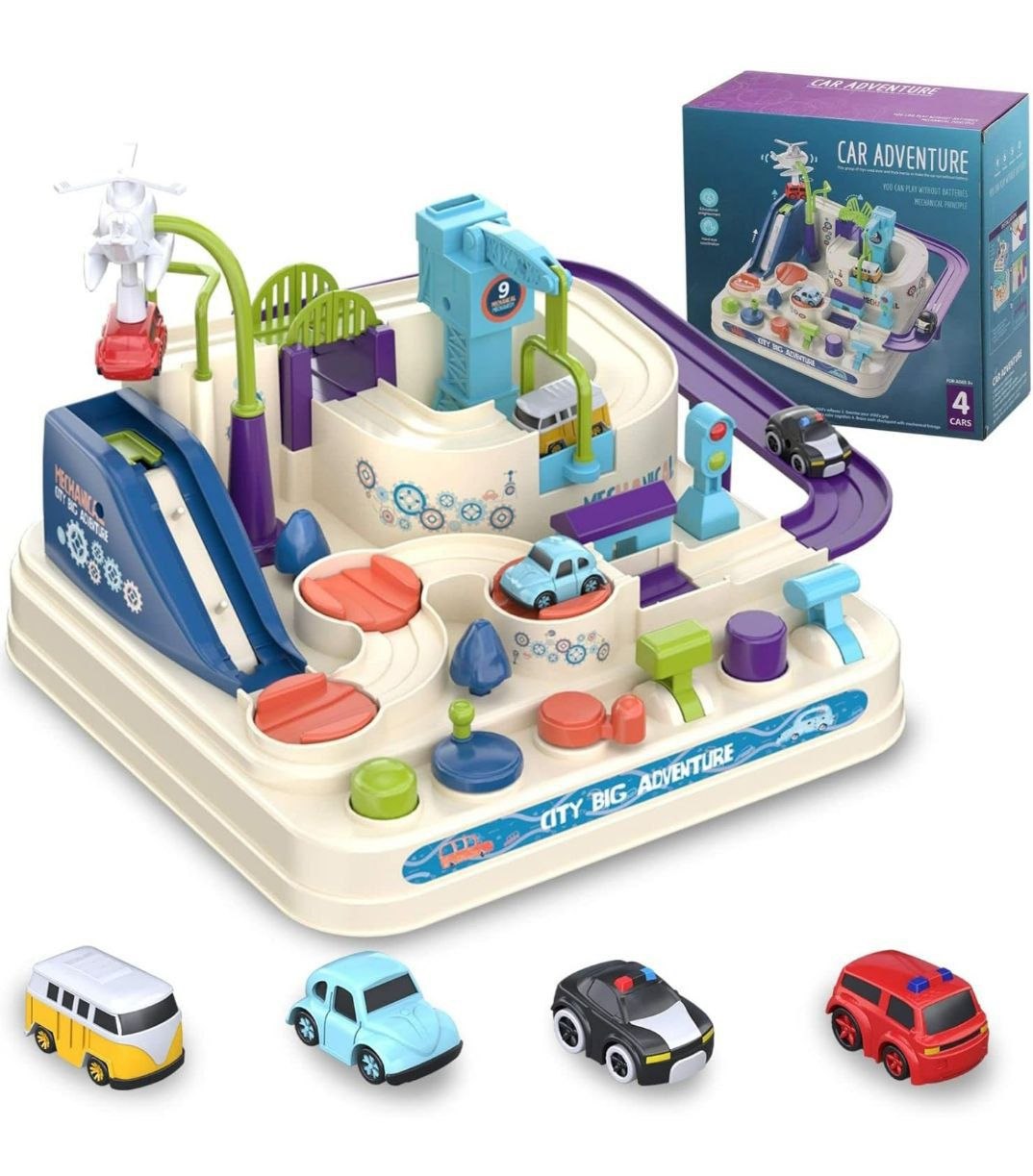 Car Adventure Game – Interactive Track City Playset