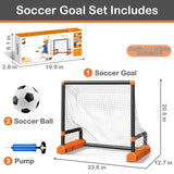 Moving Soccer Goal for Kids – Interactive Football Challenge Set