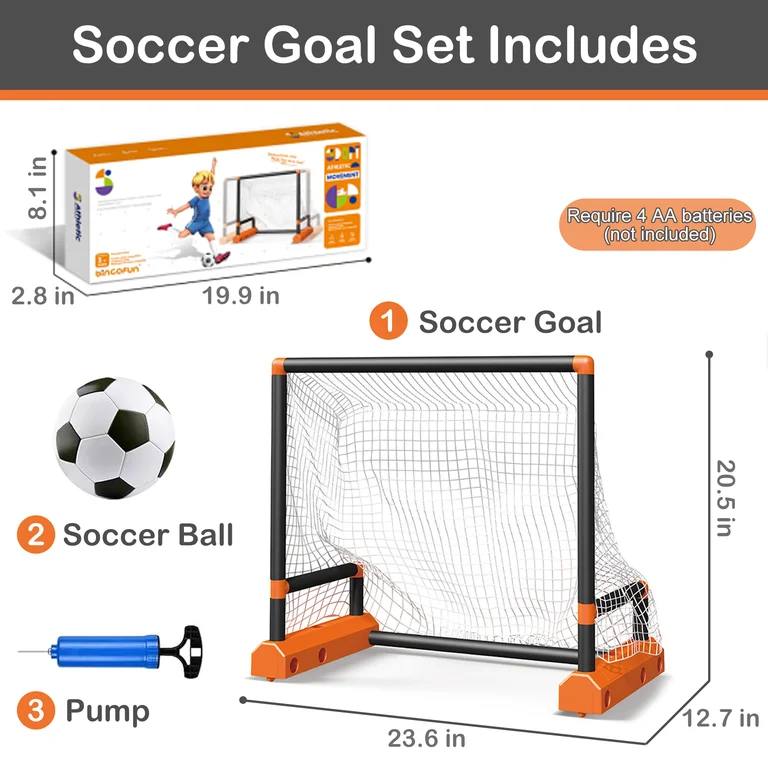 Moving Soccer Goal for Kids – Interactive Football Challenge Set