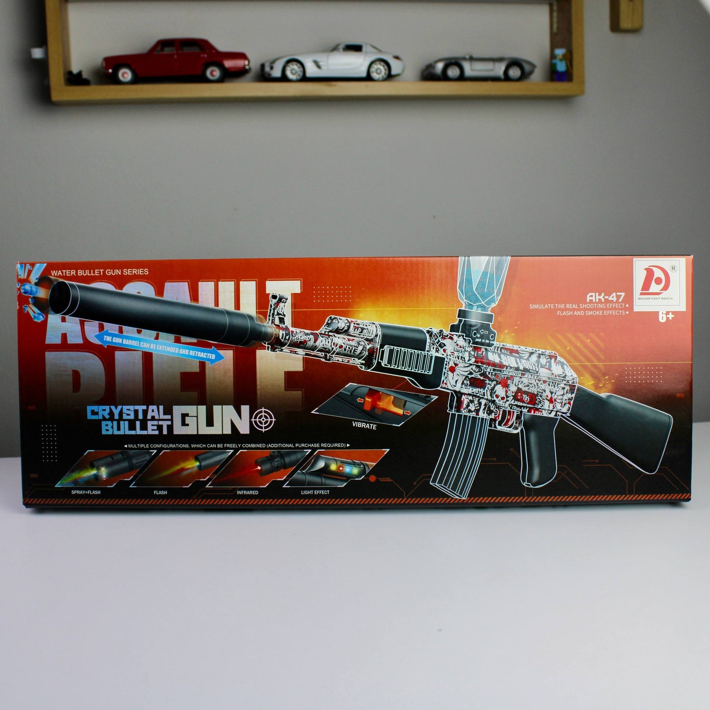 Product Title: AK-47 Crystal Bullet Gun – Graffiti Edition