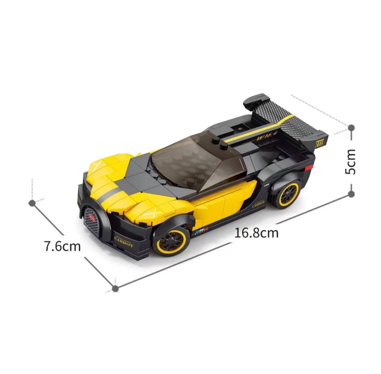 Come Alive RC Racing Car Building Set – 251 Pieces