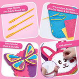 Princess Sling Bag Kit – DIY Sewing & Craft Set for Girls (50+ Pieces)