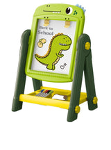 2-in-1 Dinosaur Drawing Board – Educational Double-Sided Easel for Kids