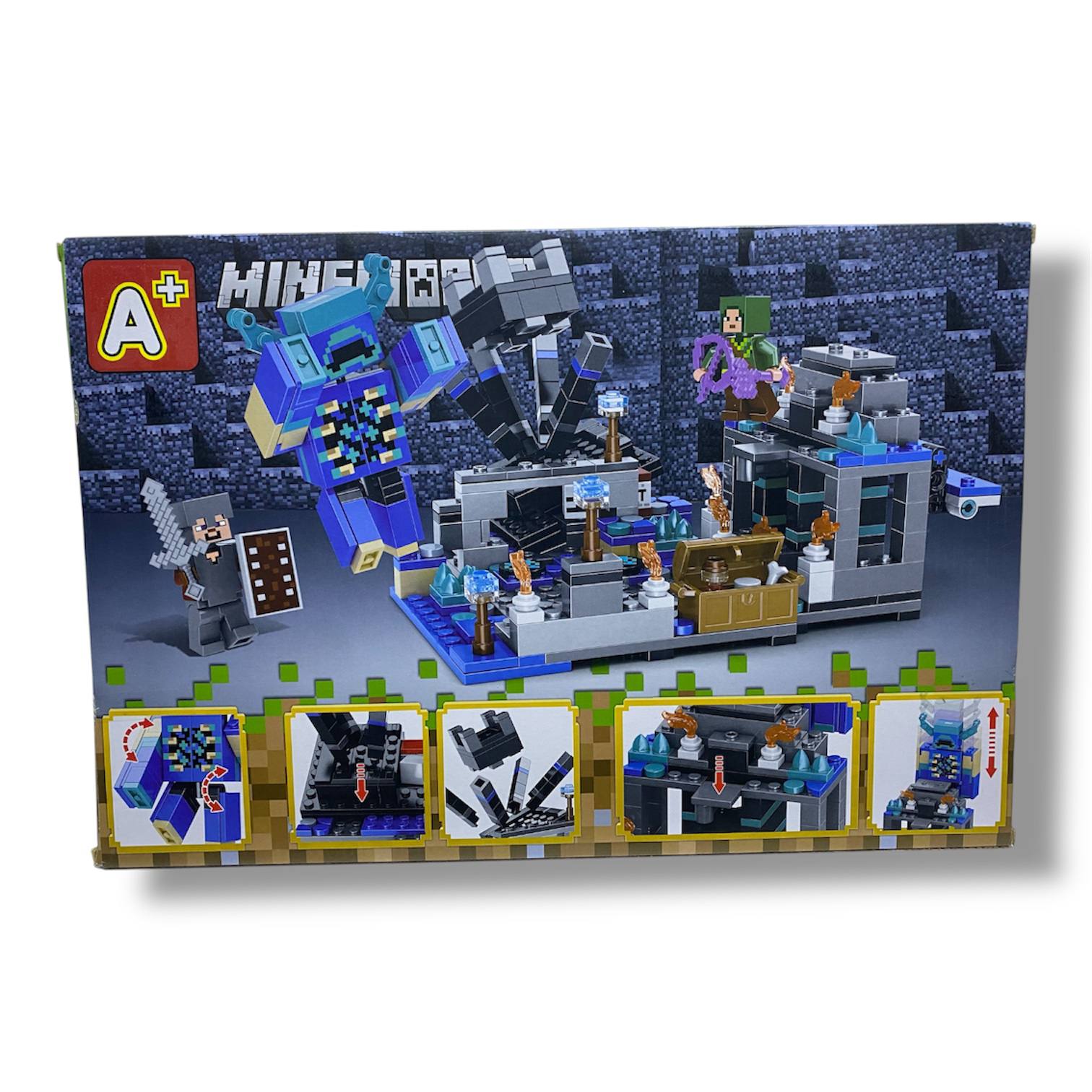 Minecraft-Inspired Fortress & Warden Building Set – 437 Pieces