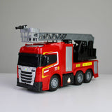 Large RC Fire Truck – USB Rechargeable with Movable Ladder