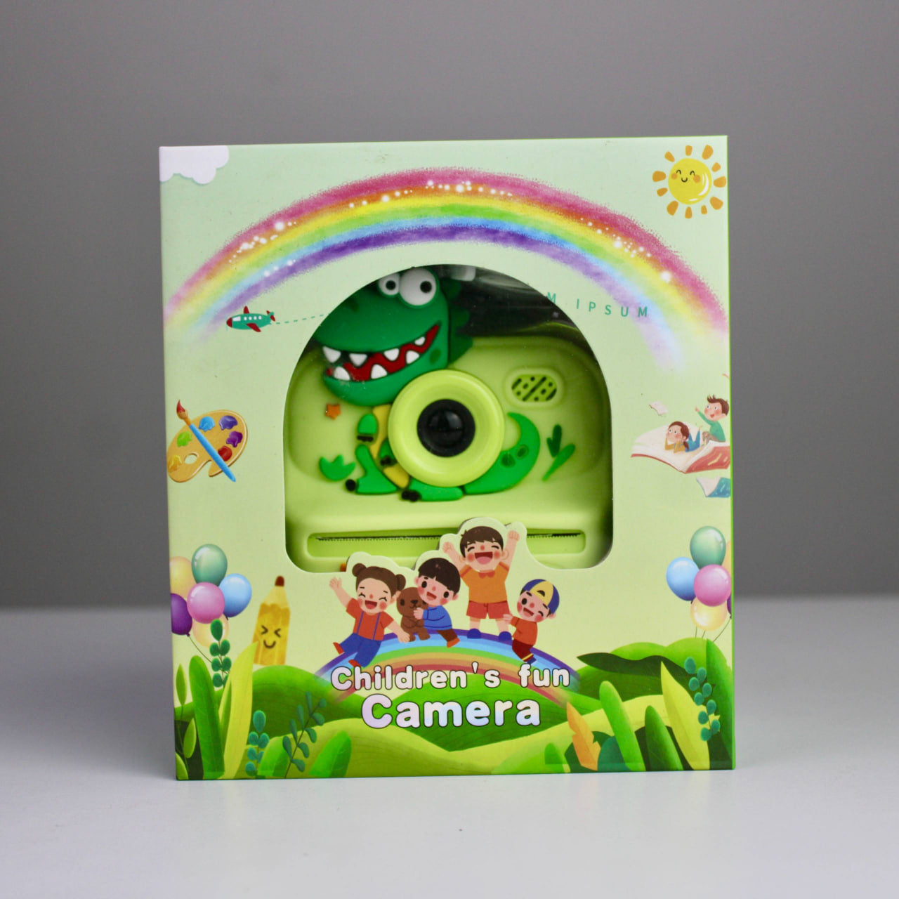 Kids Instant Print Camera – Dinosaur Design with Thermal Printer & Games
