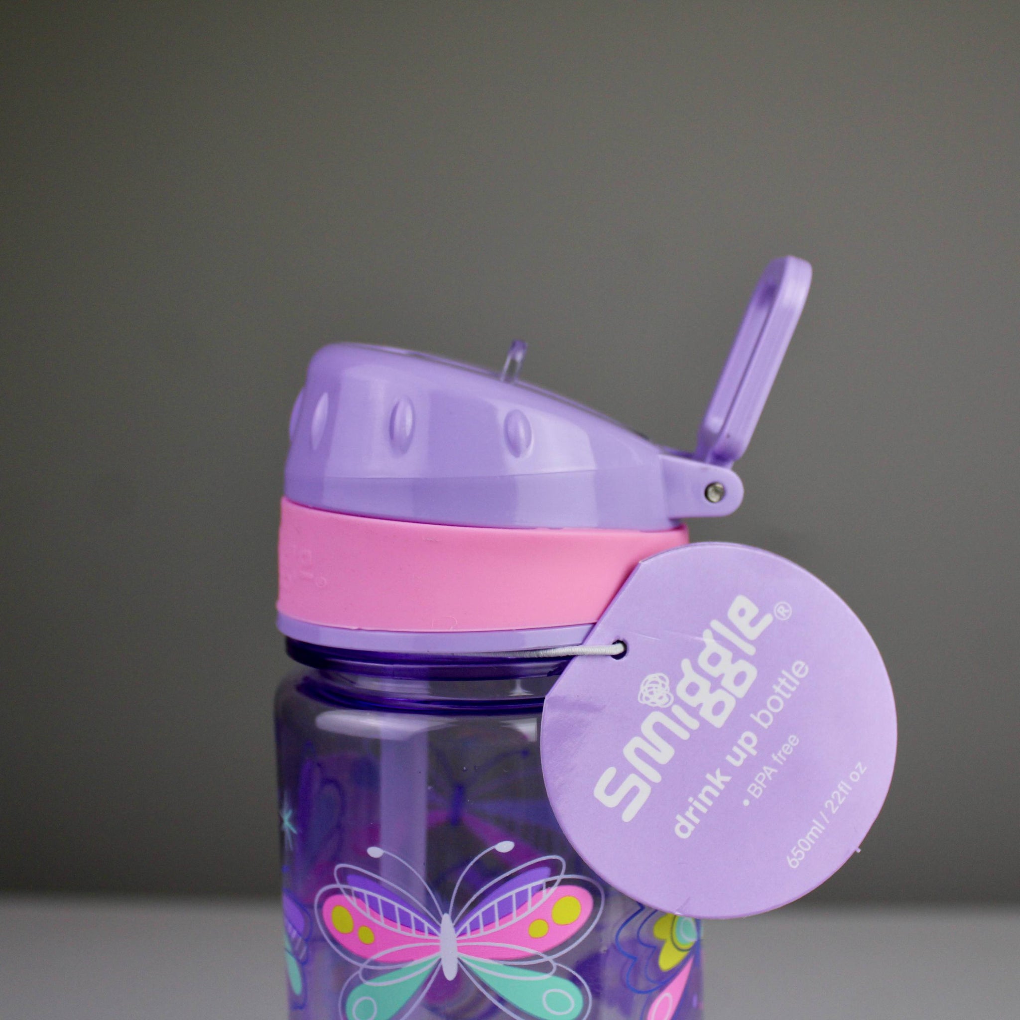 Smiggle Girly School Lunch Set – 750ml Lunch Box + 650ml Tritan Bottle