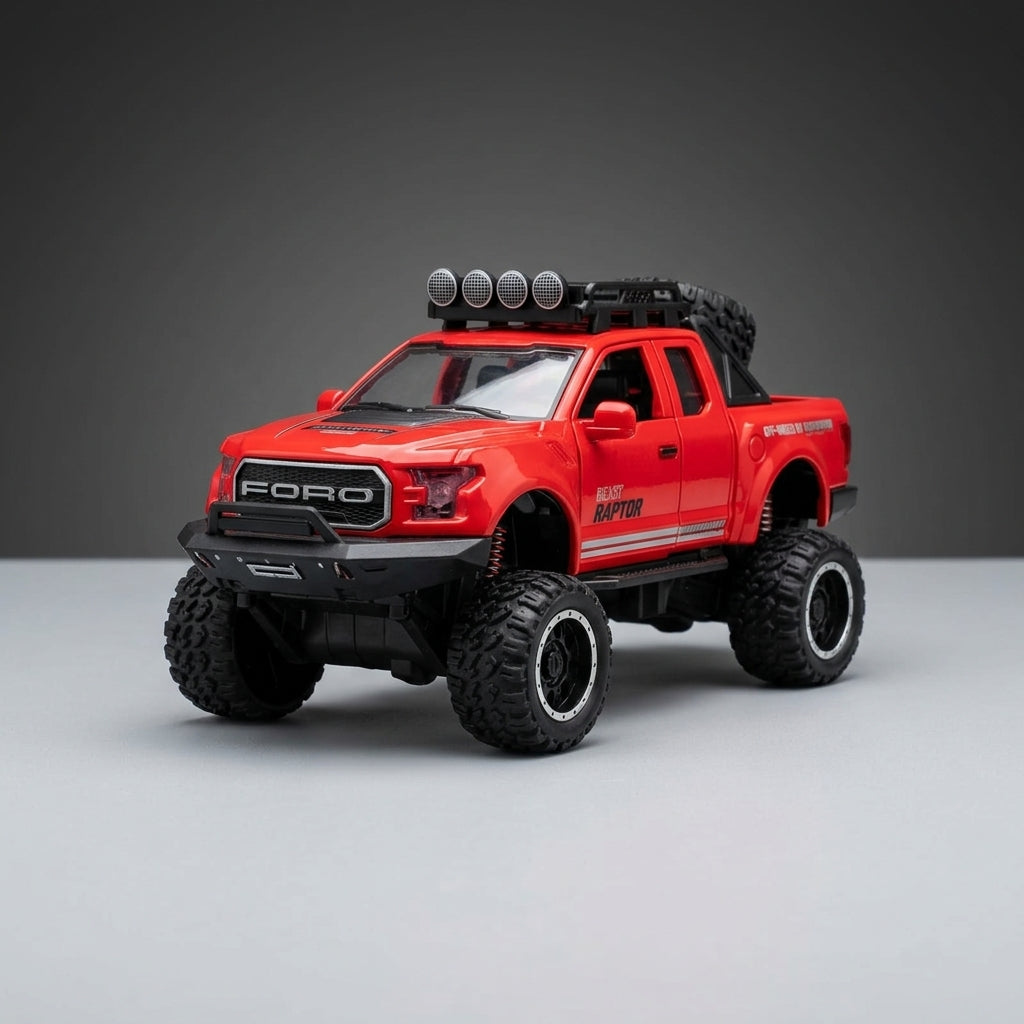 1:24 Plastic Raptor Pickup Truck – Light, Sound & Music
