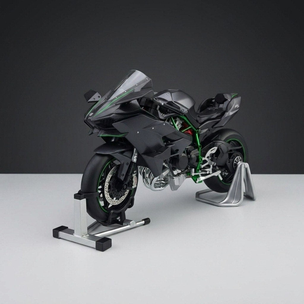 1:6 Kawasaki Ninja H2R – Interactive Die-Cast Motorcycle Model with Light, Sound & Vapor Effects