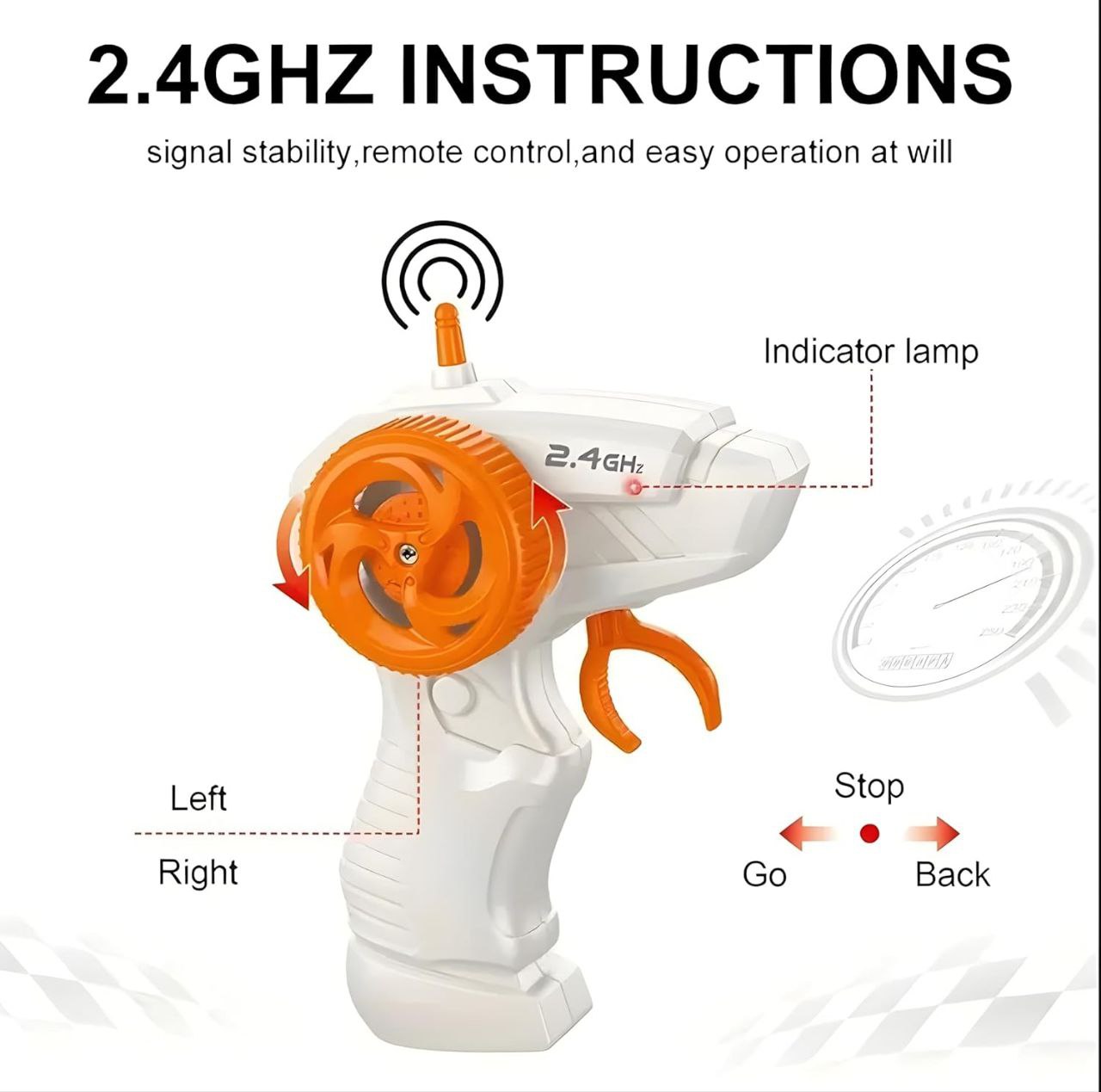 Remote Control LEGO Car Model – 1:16 Scale (446 Pieces)