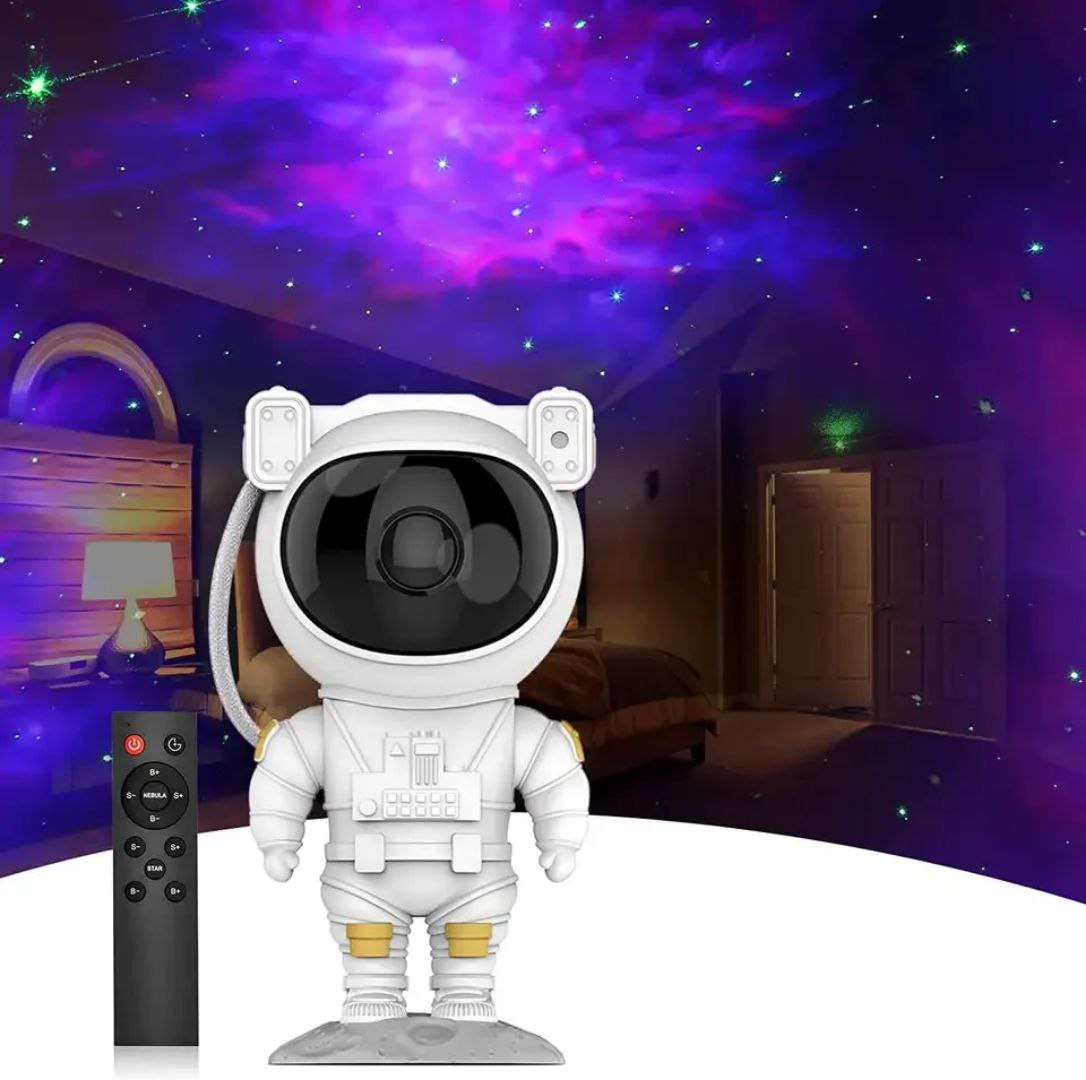 Astronaut Star Projector Lamp – Galaxy Night Light with Remote Control