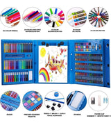 208-Piece Complete Art Set — Double-Sided Stand