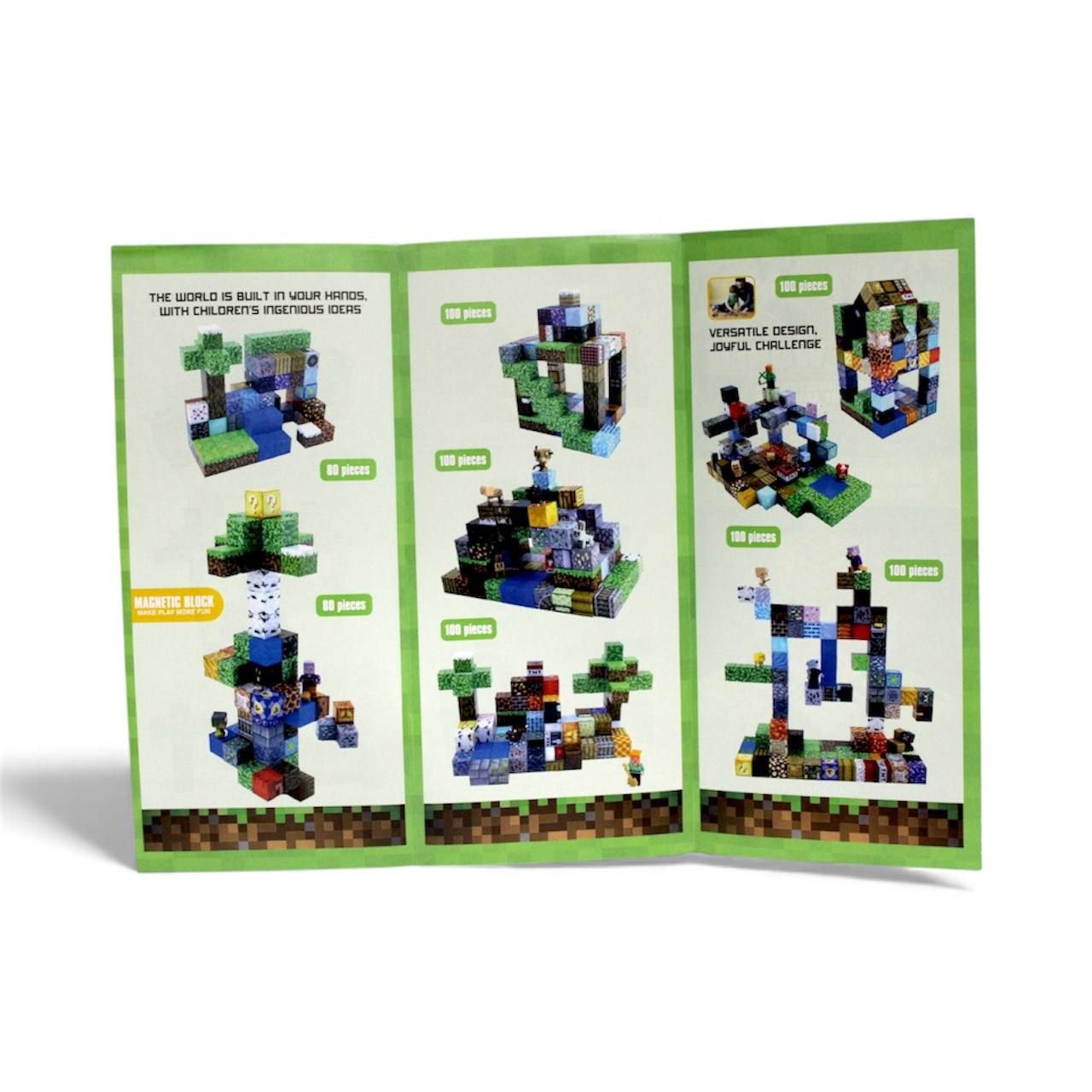 WD100 Build World Magnetic Blocks – 100 Pieces | STEM Educational Toy