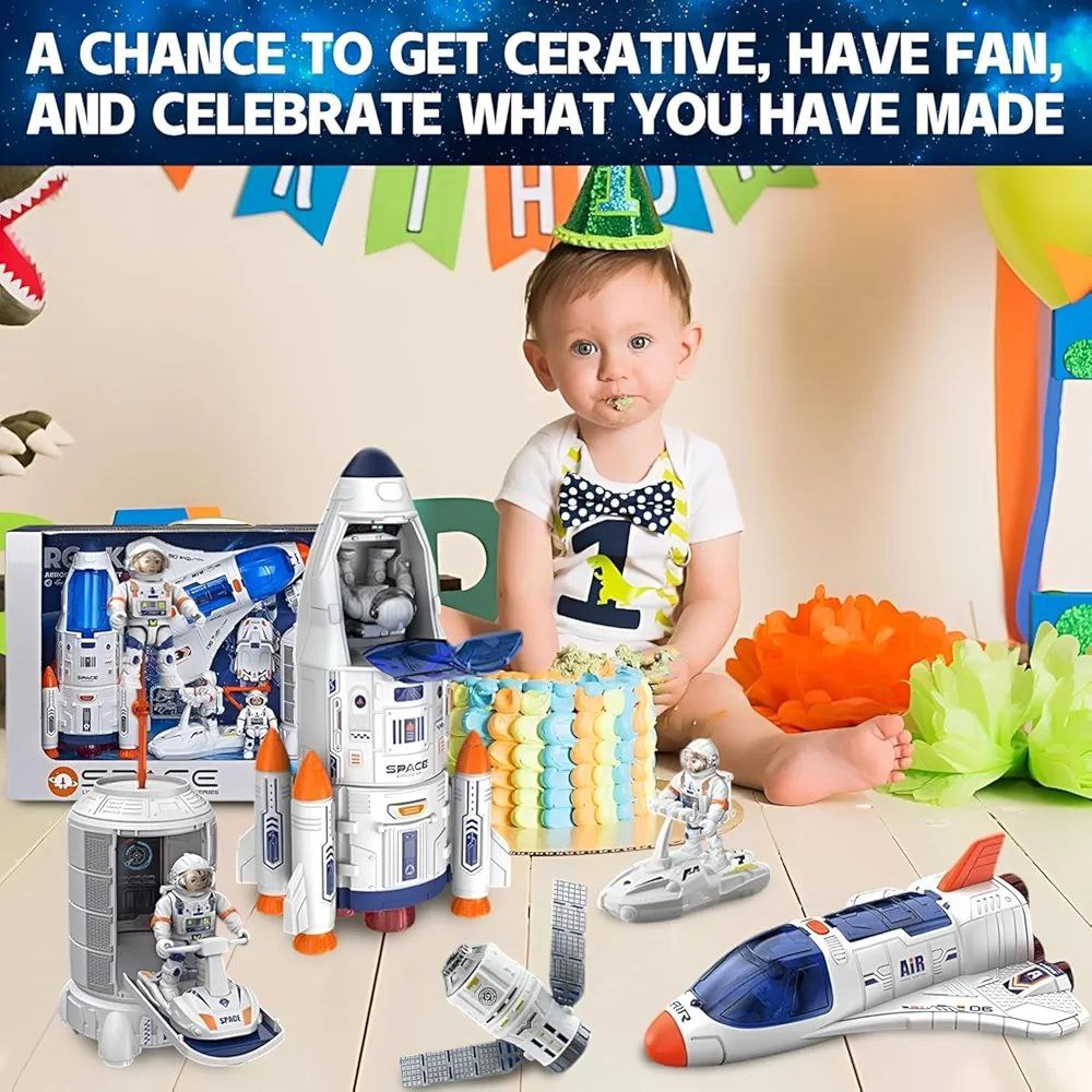 مجموعة ألعاب استكشاف الفضاء للأطفال
