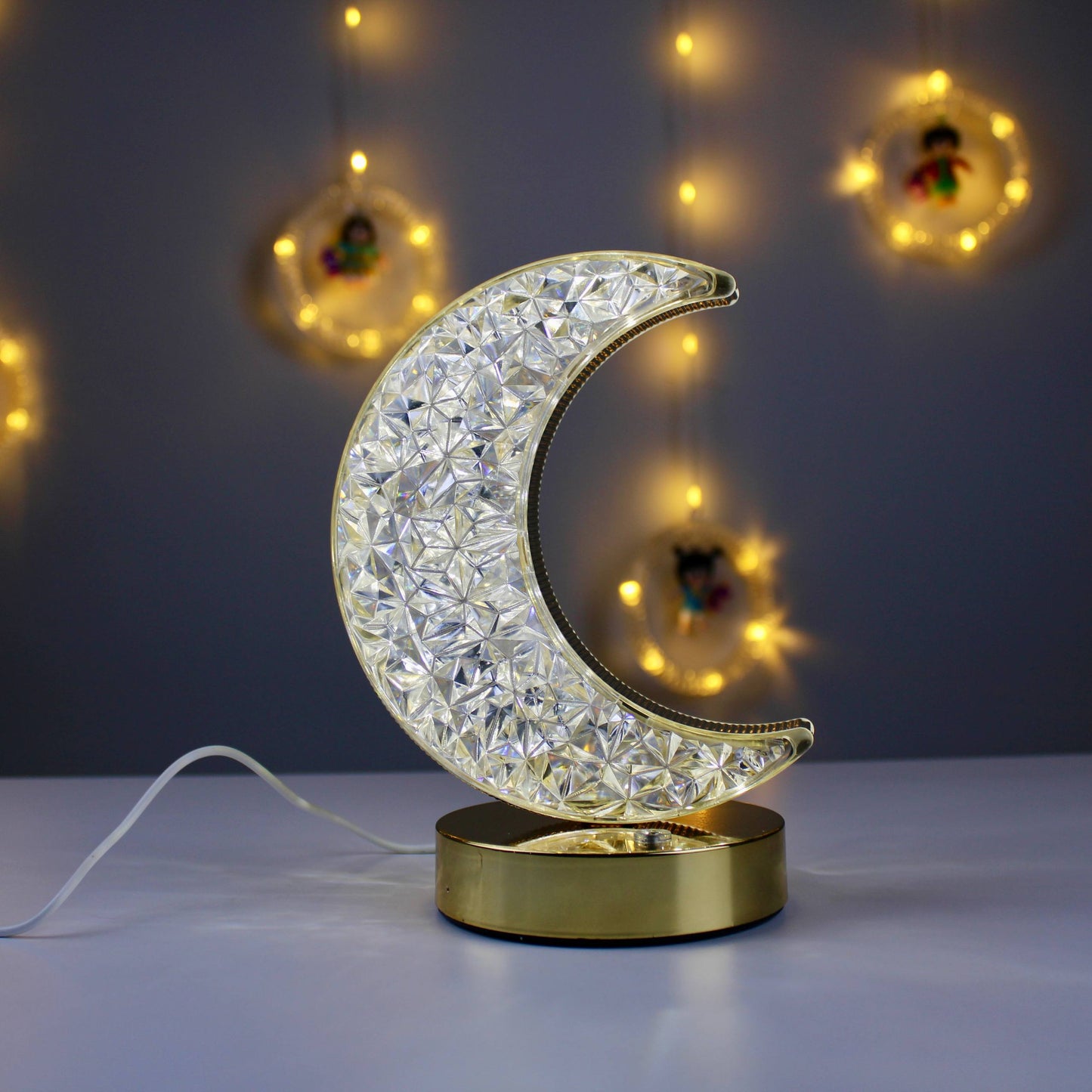 Touch Crescent Lamp – Rechargeable