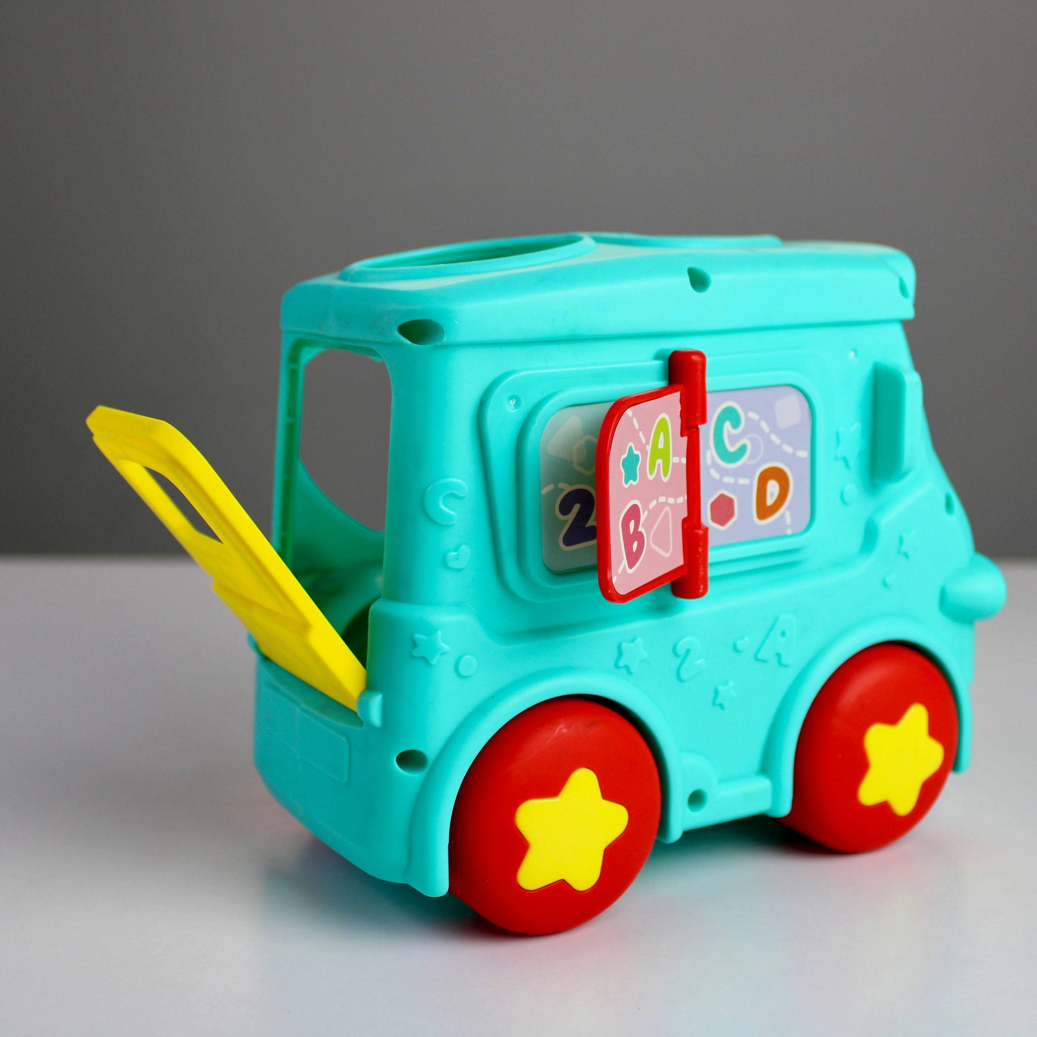Educational Bus Toy for Kids – Shapes & Numbers Learning