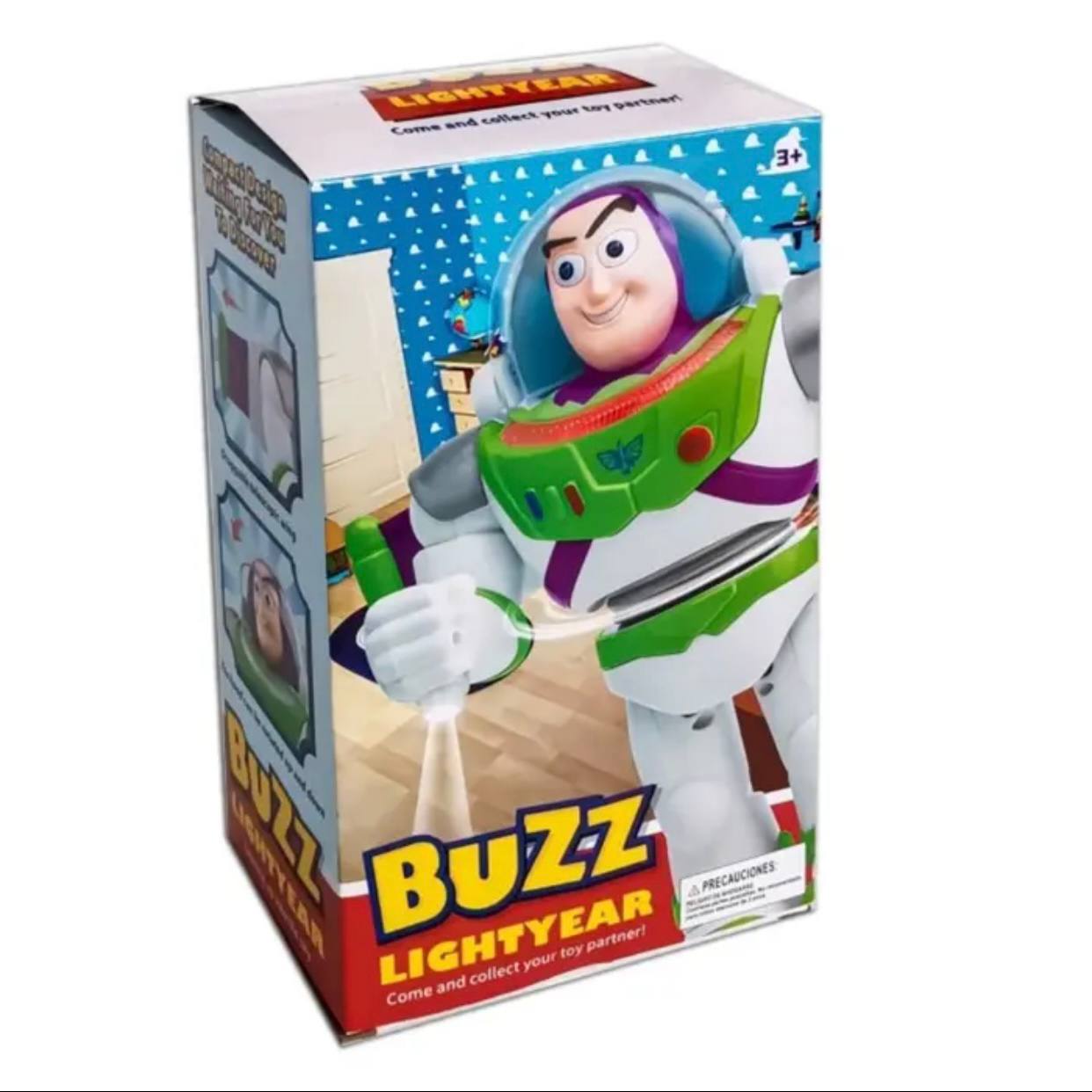 Buzz Lightyear Interactive Figure – Walking Toy with Lights, Sounds & Projector
