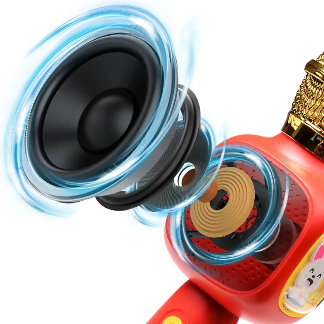 Singer Microphone 2-in-1 – Bluetooth Karaoke Microphone & Speaker for Kids