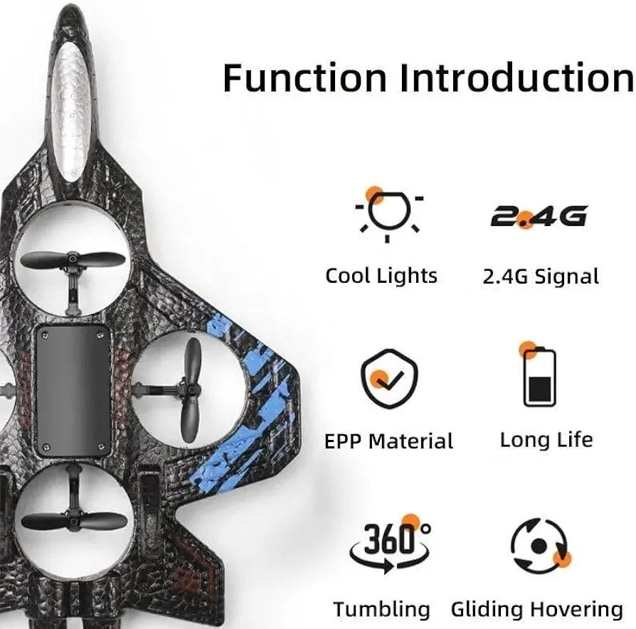 ZY Fighter Plane – Remote Control LED Stunt Aircraft