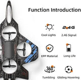 ZY Fighter Plane – Remote Control LED Stunt Aircraft