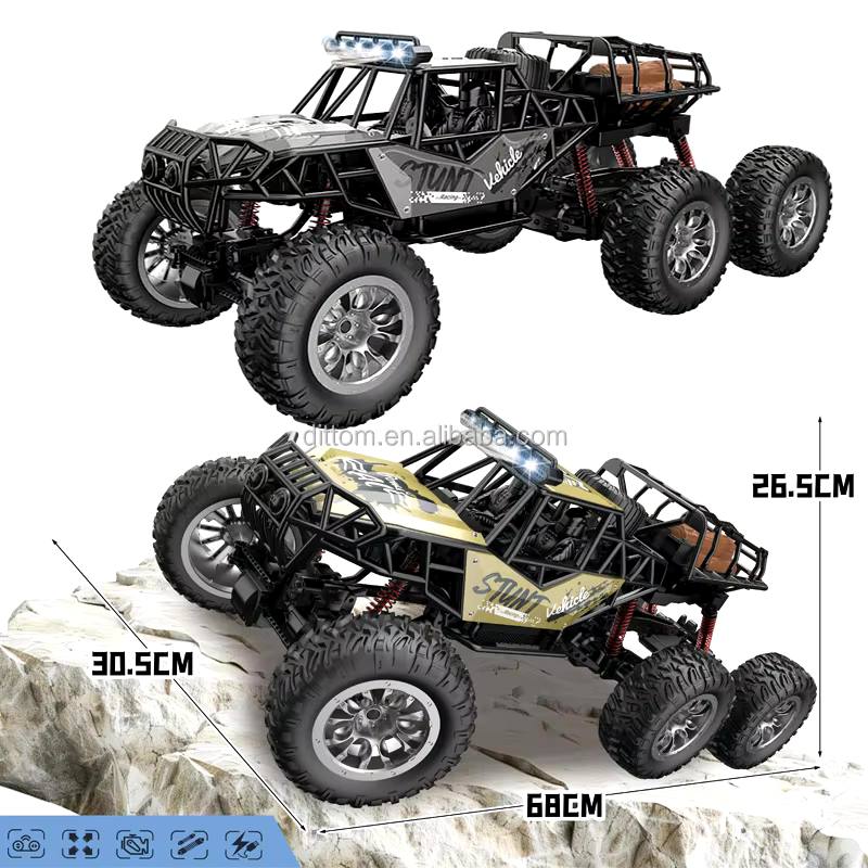 Yulian Toys 6-Wheel Off-Road RC Truck – 1:6 Remote Control Vehicle