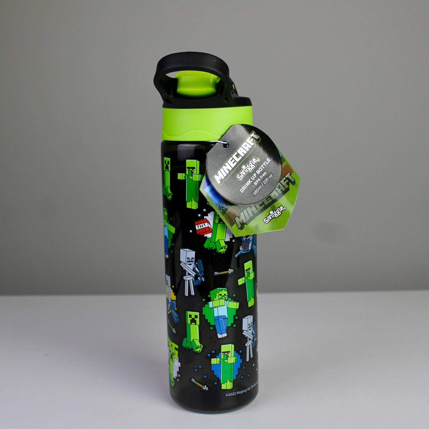 Smiggle Minecraft Lunch Box & Bottle Set – 680ml BPA-Free Bottle
