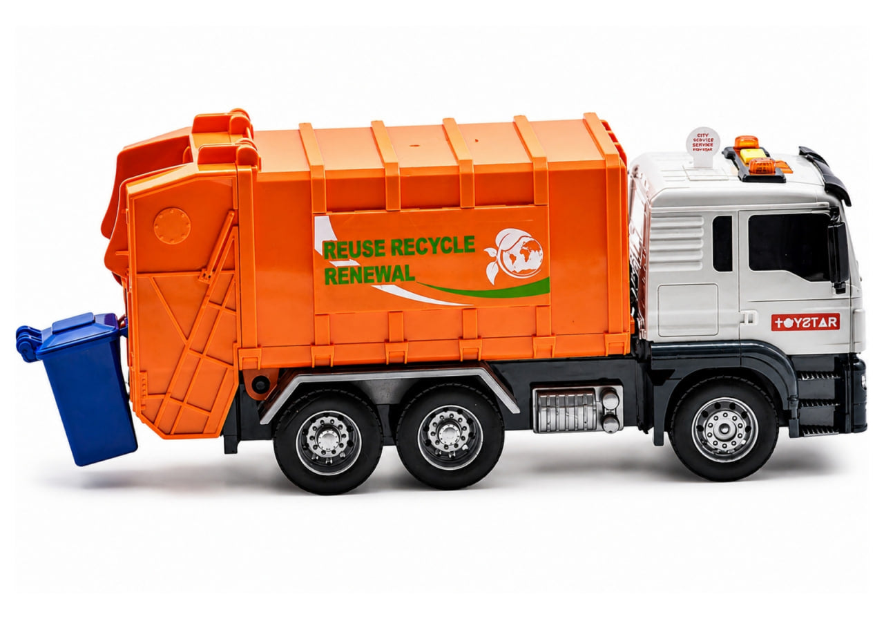 Jin Jia Garbage Truck – Realistic Lights & Sounds Recycling Toy