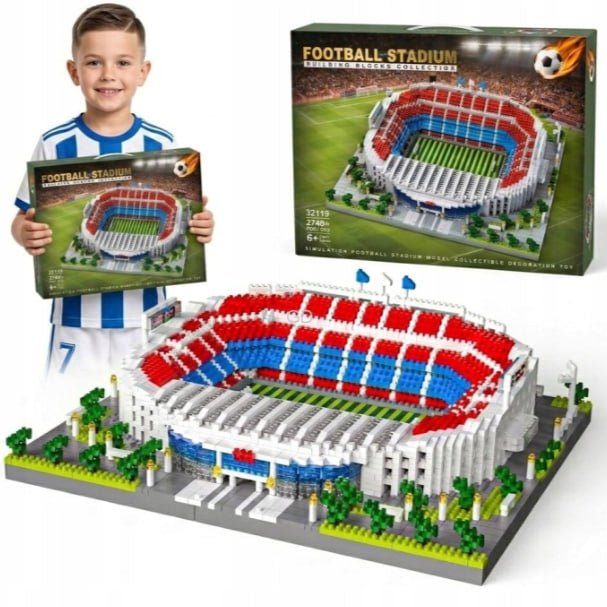 Camp Nou Football Stadium Building Blocks – 2748+ Pieces