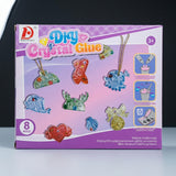 DIY Crystal Glue Craft Kit – Create Your Own Keychains & Accessories