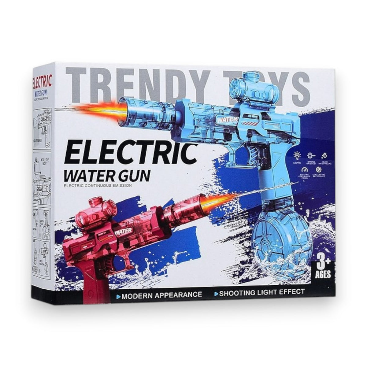 Electric Water Blaster – Rechargeable LED Water Blaster