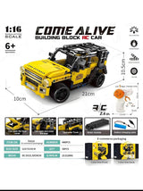 Remote Control LEGO Car Model – 1:16 Scale (446 Pieces)