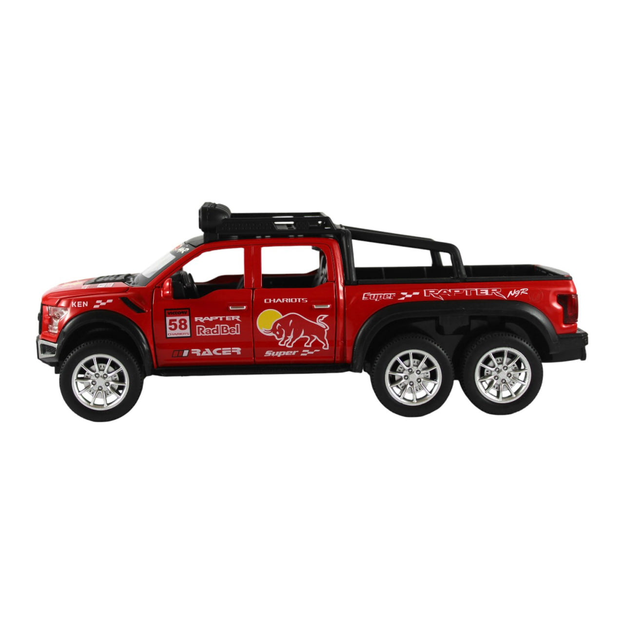 Ford Raptor F-150 6×6 Die-Cast Model – Powerful and Detailed Design