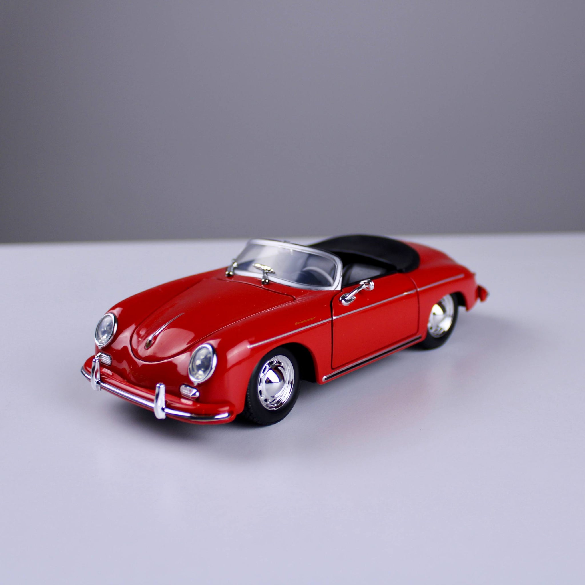 مجسم سيارة بورشه 356A سبيدستر – لون أحمر