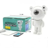 جهاز عرض النجوم على شكل رائد فضاء مع سماعة بلوتوث