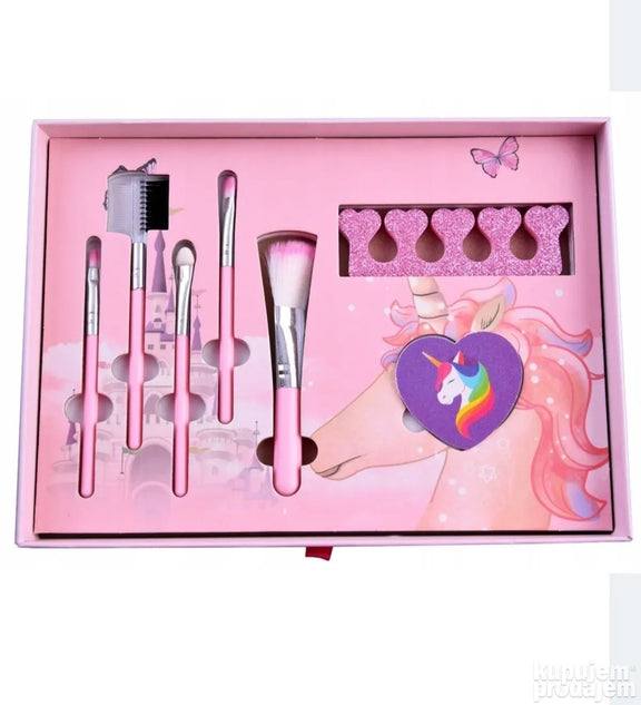 صندوق الأعمال اليدوية للمكياج والمجوهرات على شكل يونيكورن