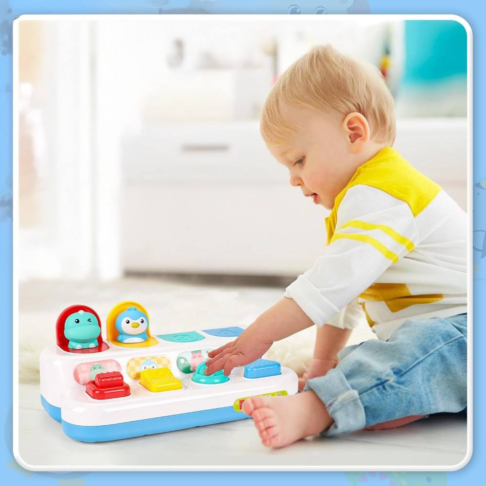 Interactive Pop-Up Press Game for Kids – Educational Toy