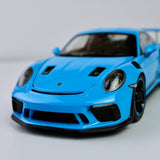 نموذج ويللي بورشه 911 GT3 RS المصبوب 1:18 - إصدار جي تي أوتوز (997)