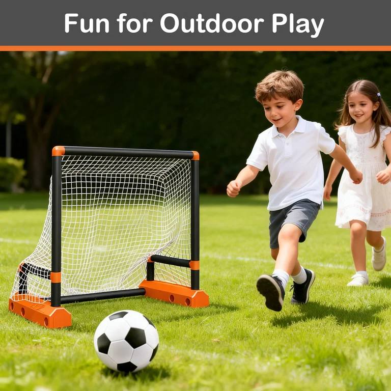 Moving Soccer Goal for Kids – Interactive Football Challenge Set