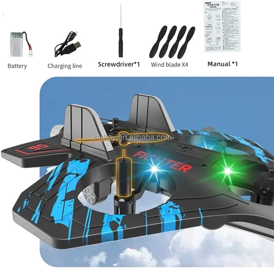 ZY Fighter Plane – Remote Control LED Stunt Aircraft