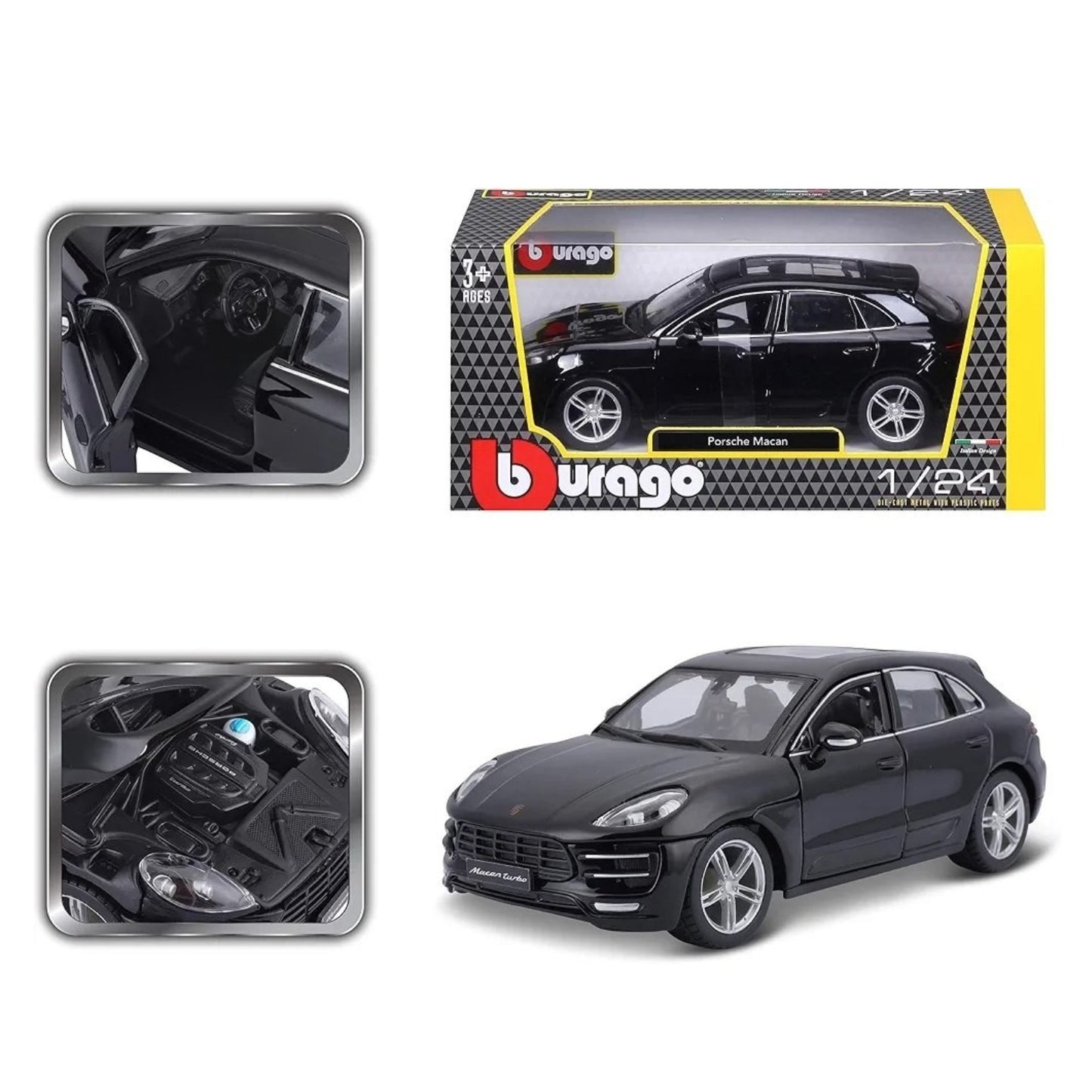 Bburago Porsche Macan 1:24 Die-Cast Model SUV – Star Collezione