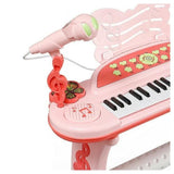 Kids Electronic Keyboard – 37-Key Musical Keyboard with Microphone, Stand & Stool