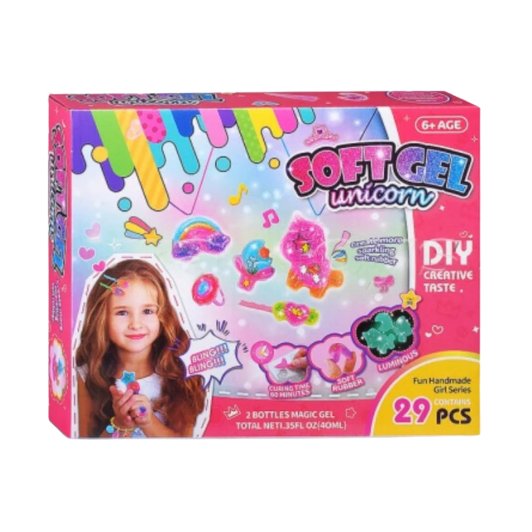 Soft Gel Unicorn – DIY Unicorn Jewelry Making Kit
