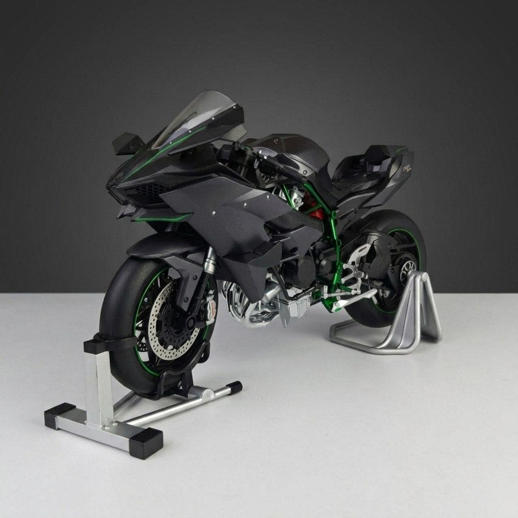 1:6 Kawasaki Ninja H2R – Interactive Die-Cast Motorcycle Model with Light, Sound & Vapor Effects