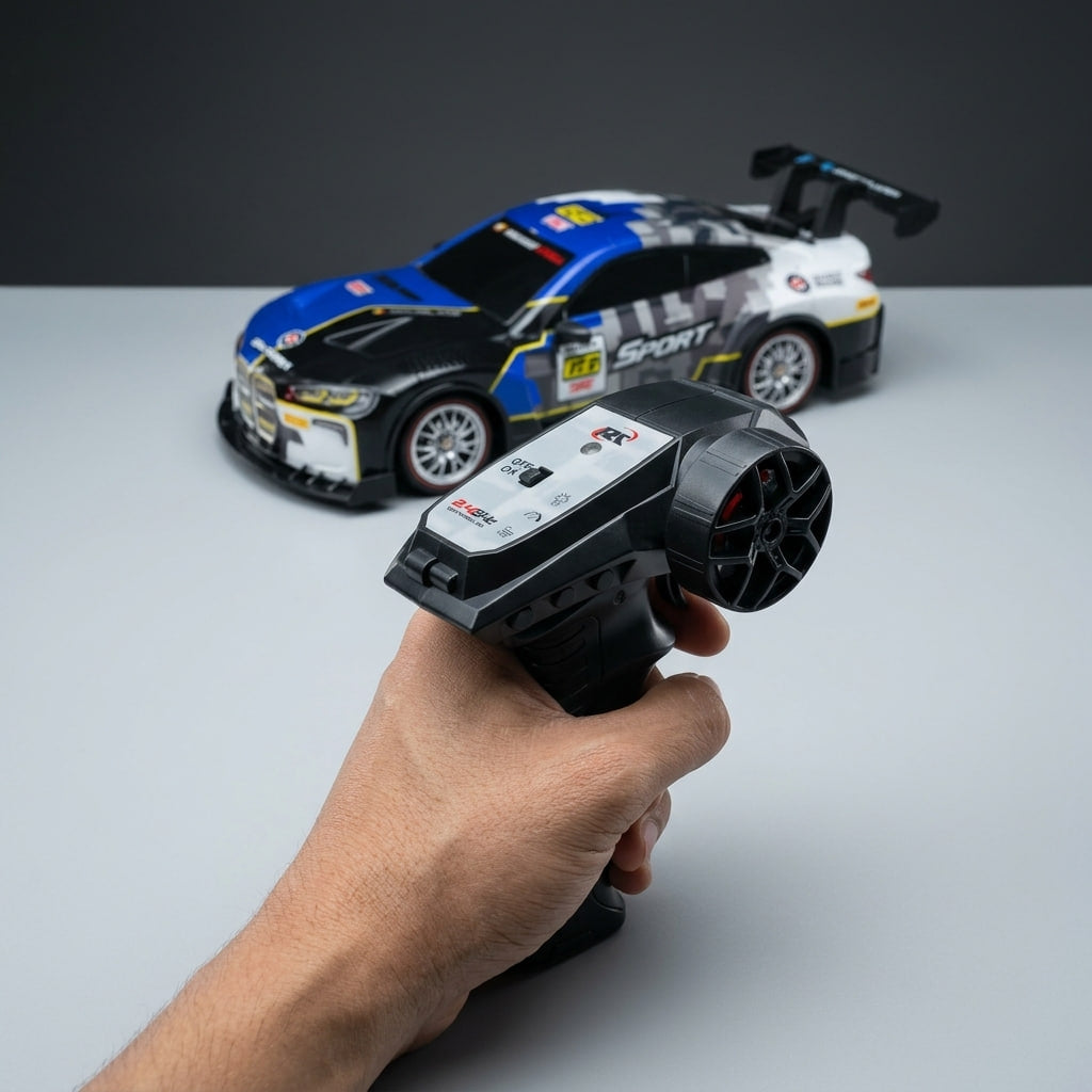 سيارة سباق الانجراف بجهاز تحكم عن بعد 1:16 – سيارة سباق 4WD LED بتأثير بخار الماء