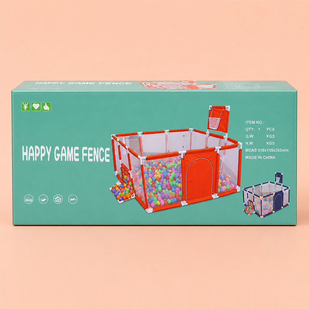 Kids Area & Ball Pit Sports Playset – Basketball & Football