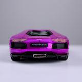 Lamborghini Aventador Coupé Die-Cast Model – Purple