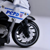 Police Motorcycle Toy – Metal Alloy