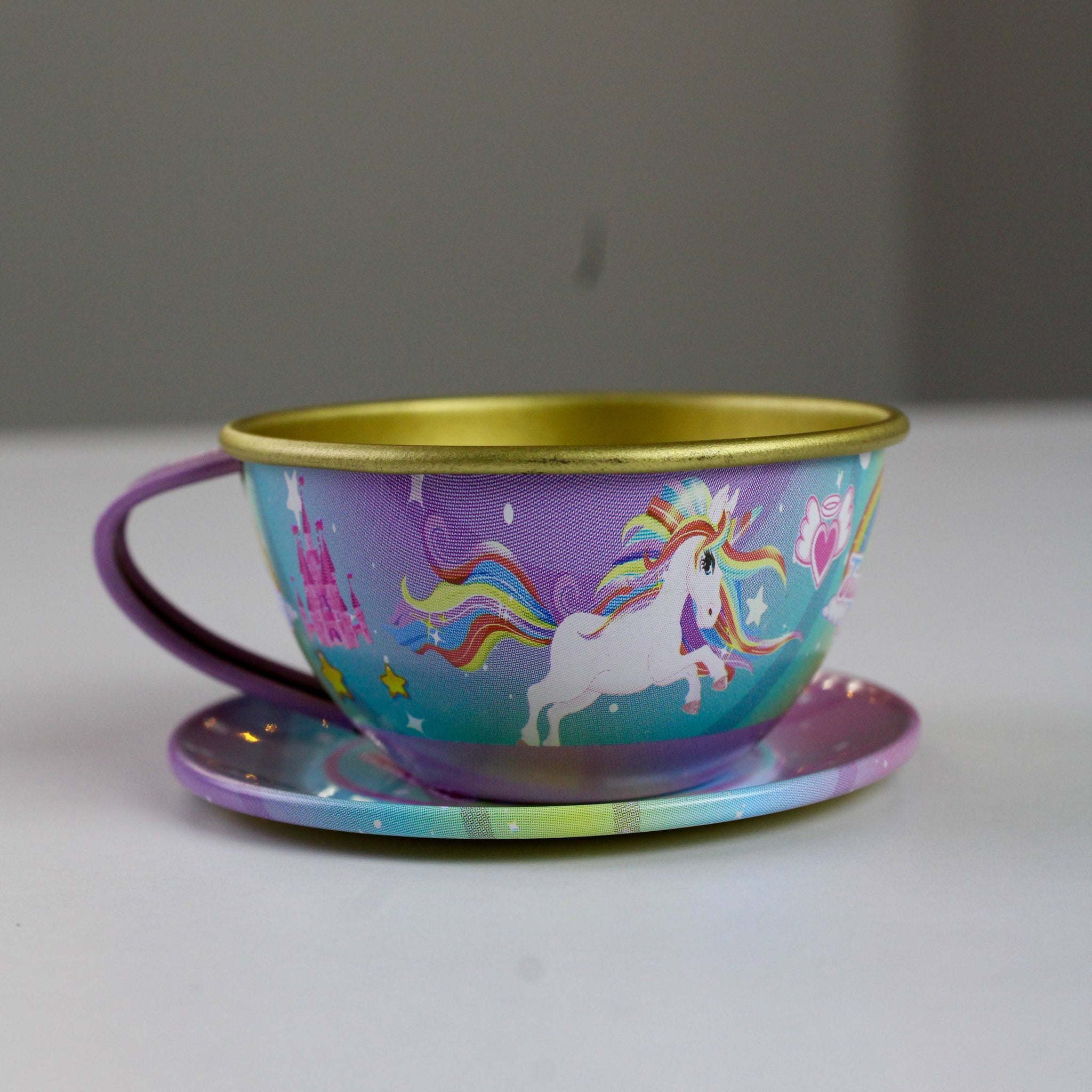 طقم شاي معدني للأطفال – يونيكورن (Fantasy Unicorn)