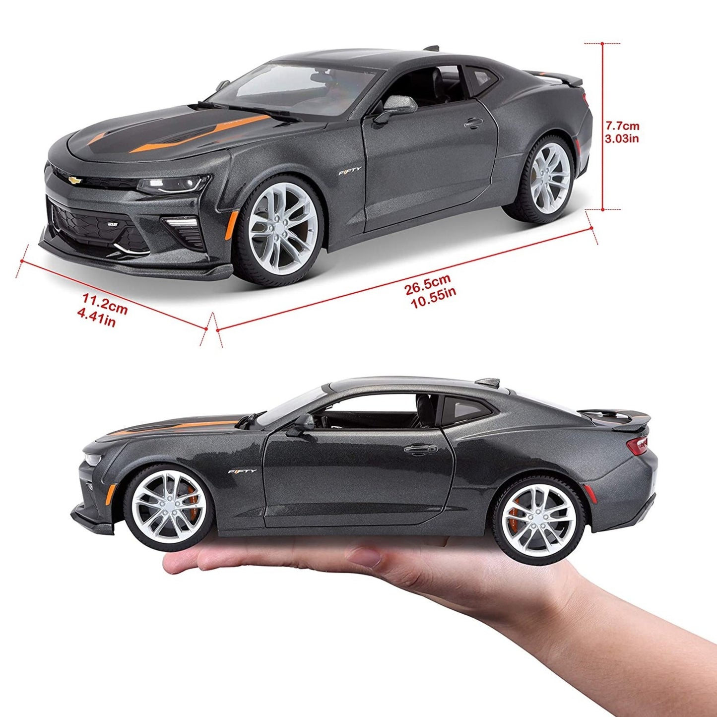 Maisto Chevrolet Camaro 50th Anniversary 2017 1:18 Die-Cast Model – Special Edition