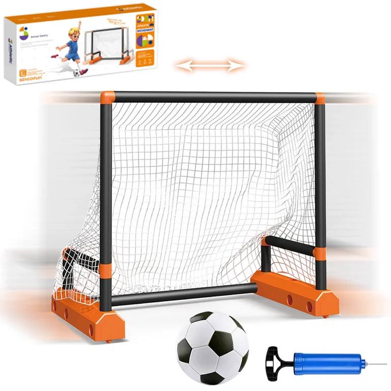 Moving Soccer Goal for Kids – Interactive Football Challenge Set